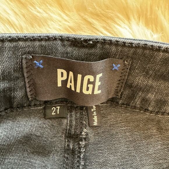 Paige Black Margot Skinny High Rise Jeans 27 - Picture 5 of 13
